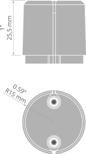 Endkappe JAZ-DUO-W